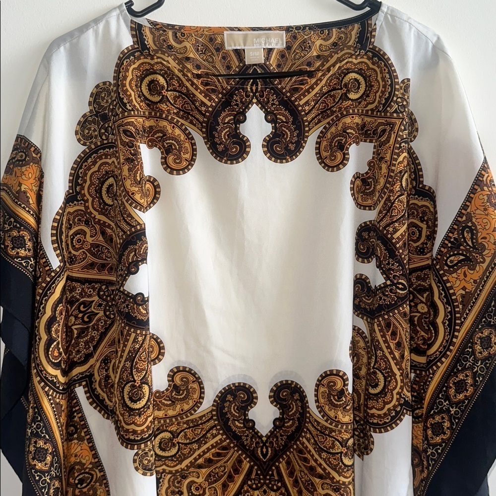 MICHAEL Michael Kors Black and Gold Top - Picture 2 of 7